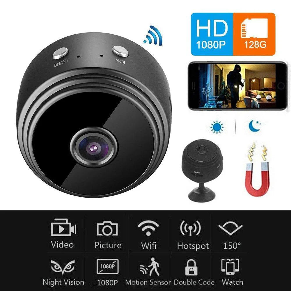 WiFi Mini Security Camera HD 1080P