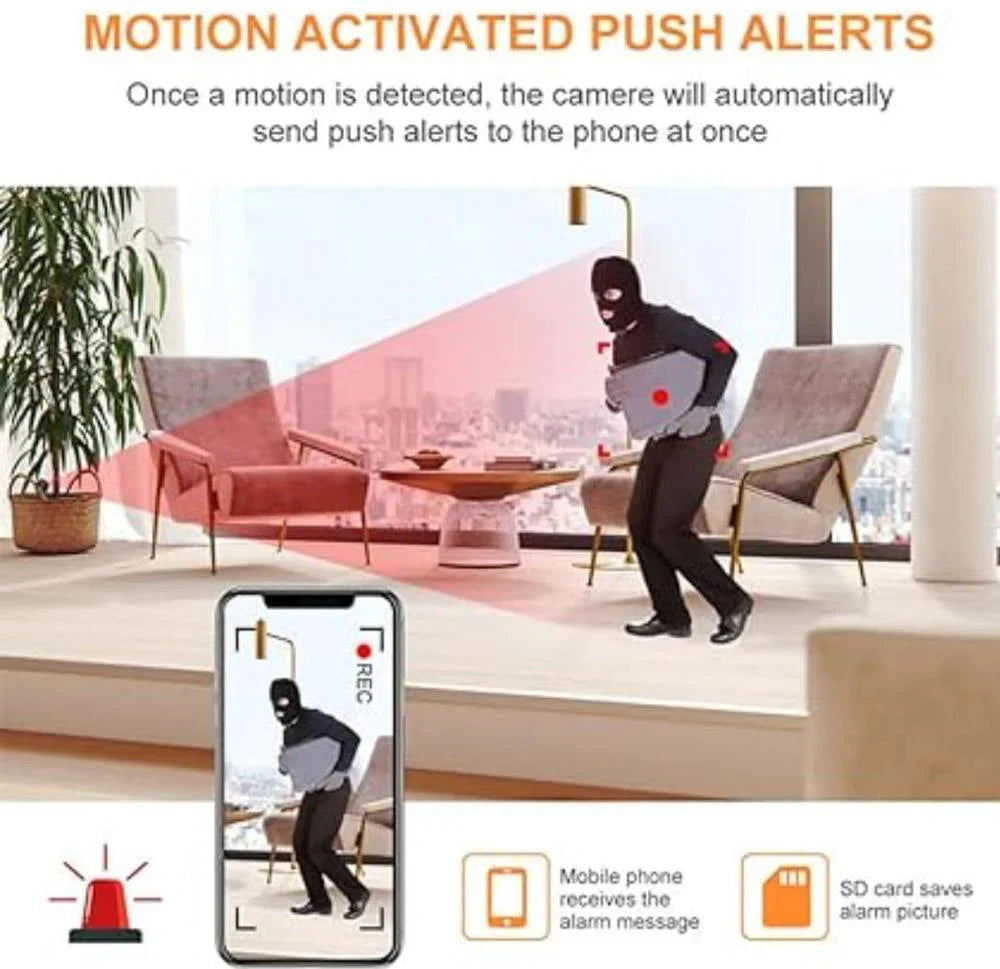 WiFi Mini Security Camera HD 1080P
