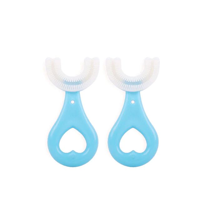 2 pice U-Shaped Toothbrush for Children