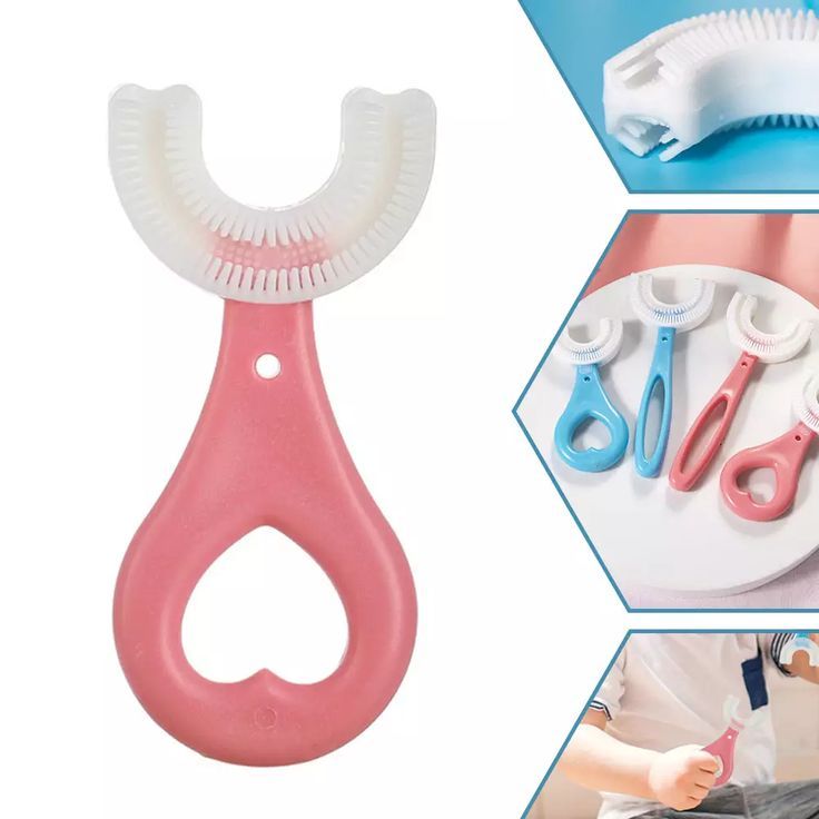 2 pice U-Shaped Toothbrush for Children