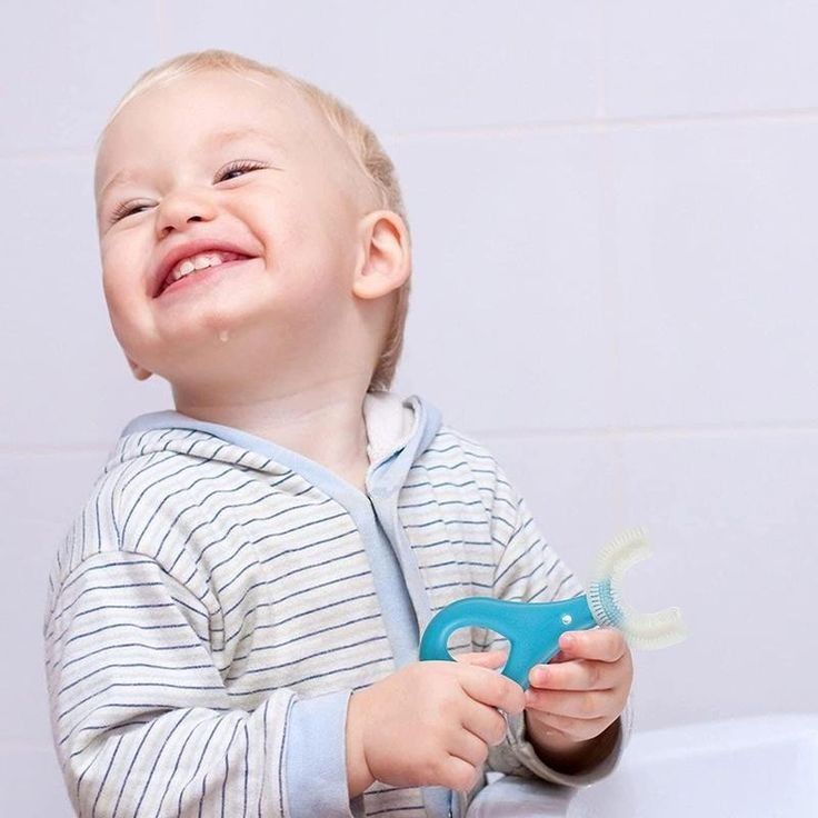 2 pice U-Shaped Toothbrush for Children